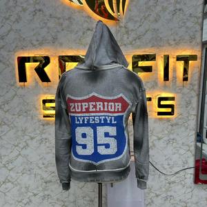 Premium Quality Winter Digital <b>Zipper</b> <b>Hoodie</b> 100% Cotton Fleece Eco-Friendly Breathable Men's Hoodies Factory Made Cheap Price - Product Image 4