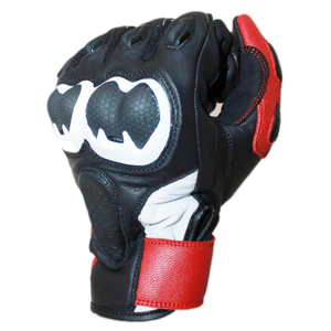 New Red & Black Genuine Cowhide Leather Motorbike Gloves Waterproof Motorcycle Auto Racing Wear Multi-Color Gloves For Unisex - Product Image 4