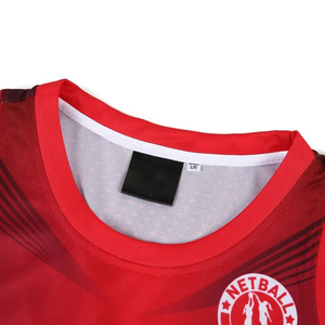 ชุดยูนิฟอร์มเน็ตบอลหญิงคุณภาพสูง ระบายอากาศได้ดี แห้งเร็ว ผลิตจากโพลีเอสเตอร์ รับผลิตตามแบบ สกรีนลายแบบซับลิเมชั่น OEM - Product Image 5