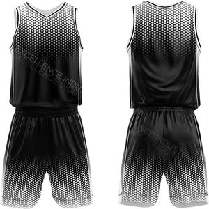 Tenue de basketball personnalisée unisexe fabriquée au Pakistan 2026 – Vêtement d'entraînement de haute qualité 100 % polyester, grande taille, respirant et séchage rapide pour l'été - Product Image 3