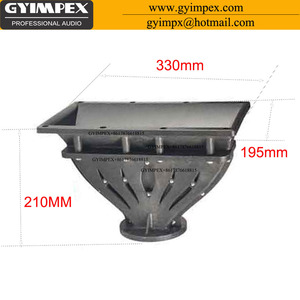 Cina produttore PRO Audio engineering corni di plastica 330*195*210mm 2 pollici PRO Audio di Tweeter Horn SH303 - Product Image 3