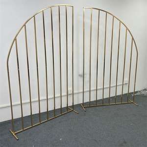 ฉากหลังสีทองเงางามสำหรับงานแต่งงานของ D-L ดอกไม้ซุ้มเป็นรูปสี่เหลี่ยมผืนผ้ารูปทรงโค้งของตกแต่งพื้นหลังสำหรับงานปาร์ตี้ - Product Image 5