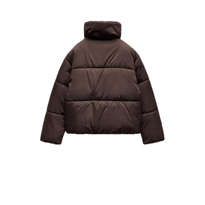 Trendy High Quality Plus Size Women's Breathable <b>Windproof</b> Waterproof Sports Zip Jacket Fashionable Plain Windbreaker for Winter - Product Image 6