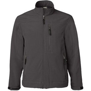 Wholesale new design <b>soft</b> <b>shell</b> <b>jacket</b> <b>men</b> Outdoor Breathable Plus Size OEM ODM Service Softshell <b>Jacket</b> with Front Zipper 2026 - Product Image 1