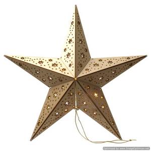 Adornos Navideños en Forma de Estrella, Color Dorado Oscuro, Elegantes, Modernos, Estándar, Antiguos, Accesorios Decorativos - Product Image 5
