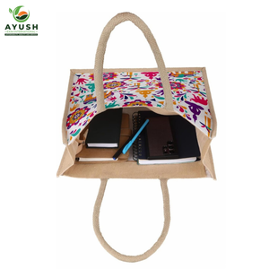 Bolsas de Compra de Diseño con Logotipo y Tamaño Personalizados, Hechas de Yute para Supermercados y Centros Comerciales - Product Image 4