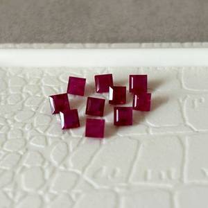 <span class=keywords><strong>3</strong></span>.50 mét AAA tự nhiên Red <span class=keywords><strong>Ruby</strong></span> đá mặt vuông cắt không được điều trị lỏng hiệu chuẩn đá quý đối với trang sức làm Thiết lập bán buôn - Product Image 2