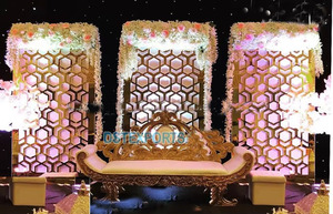 Premium Rectangular Laser Cut <b>Frames</b> for Weddings Exclusive Metal Laser Cut Panels Wedding <b>Backdrop</b> Designer Laser Cut <b>Frame</b> USA - Product Image 2