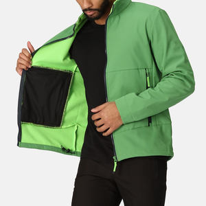 Veste coupe-vent pour homme à col montant imperméable avec poches zippées pour un usage décontracté et sportif - Product Image 6