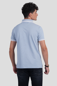 Personnalisé Smart Stretch Compact Coton Hommes Solide Piqué d'Affaires pour Chemise Anti-Boulochage Manches Courtes Respectueux De L'environnement - Product Image 6