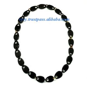 Vietnam naturel corne de buffle brin collier anniversaire de mariage fiançailles fête chaînes de mode avec griffe réglage bijoux cadeau - Product Image 1