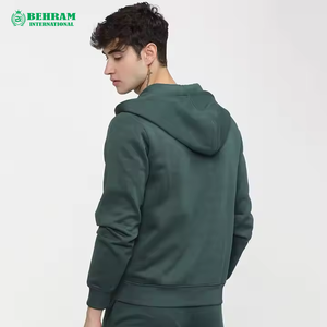 Sweat-shirts à capuche zippés personnalisés pour femmes et unisexe, grandes tailles, coupe classique, décontractés, manches longues, 100% coton molletonné/éponge française - Product Image 4