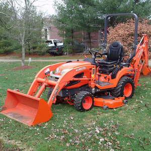 <b>Top</b> Quality Kubota BX25 4x4 Mini Farm Tractor, 23HP, includes Mower Deck & Attachments - Product Image 1