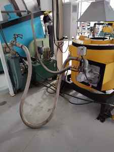 Horno industrial de resistencia eléctrica de chatarra de aluminio de 500 kg, tasa razonable con horno de fusión de crisol basculante hidráulico - Product Image 4