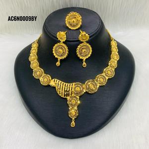Gold Plated -Jewelry Sets / Women: Jewellery Short Necklace One Gram Fashion Jewellery All Type Online - Product Image 1