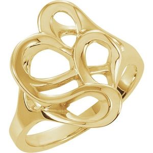 Stuller Freeform 14KY <b>Ring</b> 5085:6096P for Gift Occasions - Product Image 1