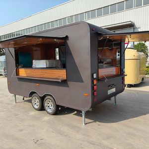 Remorque alimentaire mobile de haute qualité, prix de vente optimal, construction en acier inoxydable, conception à 4 roues, garantie de 3 ans pour les en-cas - Product Image 6