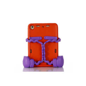 Funda Protectora Inteligente para iPad Mini 5ª Gen, a Prueba de Niños, de Silicona EVA, Color Rojo, Material de PC, con Soporte - Product Image 1