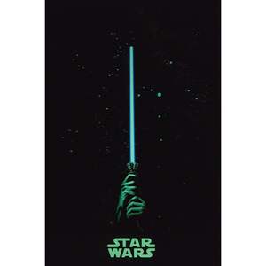 Affiche Star Wars phosphorescente Arme des Jedi Impression numérique sur matériau plastique Bannières de drapeaux - Product Image 1
