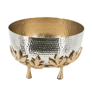 Golden <b>Beverage</b> Chiller <b>Bucket</b> With Legs Stand Base <b>Beverage</b> <b>Tubs</b> <b>Ice</b> <b>Buckets</b> Wine & Vodka Chiller Hot Arrival Top Trending - Product Image 2