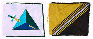 Insignias de marco de encaje personalizadas bordadas a mano con escudo de armas y crestas familiares - Product Image 5