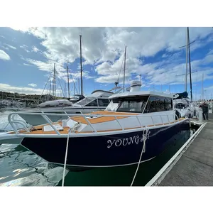 Bateau de pêche à grande vitesse 9m Yacht en aluminium de luxe à vendre