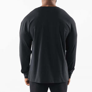 Camiseta Deportiva de Manga Larga para Hombre, Secado Rápido, para Entrenamiento, Fitness, con Cierre de Cremallera, Ropa Deportiva para Gimnasio - Product Image 5