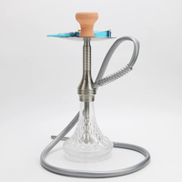 Vente en gros Fabricant de narguilé Design de luxe Accessoires pour tuyau d'arrosage Grand narguilé en acier inoxydable allemand de l'Inde 2025