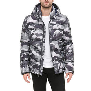 Men's <b>Jackets</b> Puffer <b>Jacket</b> For Men High Quality Lightweight Thermal <b>Padded</b> with Stand <b>Hooded</b> Collar Windproof Water Resistant - Product Image 1