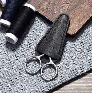 Ciseaux à ongles professionnels en acier inoxydable, coupe des orteils, cuticules manucure avec étui en cuir Pu - Product Image 6