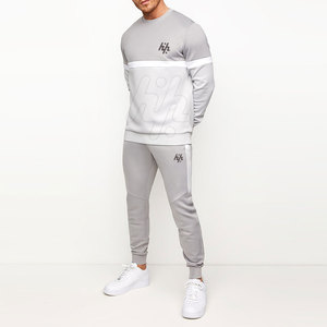 Conjunto de chándal de gimnasio de 2 piezas de talla grande para hombre con diseño personalizado de invierno, productos HUZAIFA transpirables de secado rápido - Product Image 1