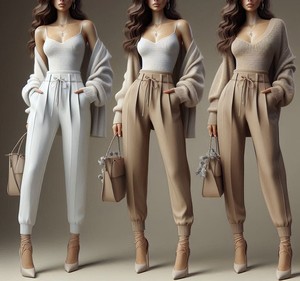 Pantalon de jogging skinny 100 % coton pour femme, avec cordon de serrage, qualité export OEM, idéal pour l'été, effet délavé, vente en gros - Product Image 1