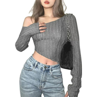 T-shirt respirant vierge à manches courtes de couleur unie de qualité supérieure en gros femmes crop top t-shirt pour dames à vendre personnalisé