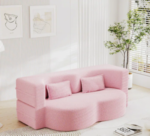 Sofá <span class=keywords><strong>cama</strong></span> de compresión, sofá moderno de tela con forma de sala de estar, muebles de apartamento informales que se pueden convertir <span class=keywords><strong>en</strong></span> sofá Modular - Product Image 3