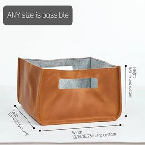 Boîte à mouchoirs en cuir véritable durable, légère, classique et luxueuse, couleurs personnalisables, logo pour salle de bain, cuisine, bureau | - Product Image 2