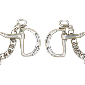 Broca Kimberwick de 18 mm | Broca de filete Kimberwick de caballo de acero inoxidable para equitación inglesa, entrenamiento ecuestre y control - Product Image 2