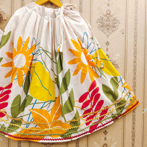 Shoryam Fashion, Nueva Colección Étnica, Lehenga Choli para Niñas con Estampado de Girasoles a la Moda |   Poliéster de Primera Calidad Más Vendido - Product Image 4