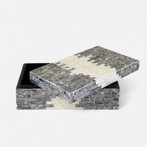 Caja Decorativa de Nácar al por Mayor, Incrustaciones de Concha Hechas a Mano, Fabricante de Exportación OEM ODM - Product Image 3