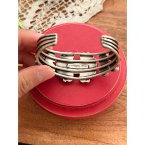 Kathleen Chavez Fashion <b>Cuff</b> <b>Bracelet</b> Multi-Strone & Sterling <b>Silver</b> Cluster Design - Product Image 5
