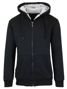 Sweat à capuche entièrement zippé personnalisable pour le Nouvel An, 100% coton, doux et attrayant, avec poches en polaire, impression numérique, coupe-vent, hiver - Product Image 3