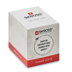 Chargeur USB Skross Euro, gadgets promotionnels personnalisés pour les voyages - Product Image 4