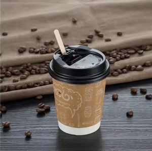 Agitateurs en bambou personnalisés de haute qualité-Bâtons plats écologiques pour thé et café - Product Image 2