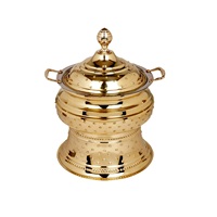 Service de traiteur Pot de service alimentaire de qualité standard Plat de serveur de nourriture Plat de chauffe-plat plaqué argent Utilisation de la restauration d'hôtel de luxe