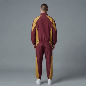 Custom Adjustable Design <b>Nylon</b> Tracksuit Men Windbreaker Jacket and <b>Nylon</b> <b>Track</b> <b>Pants</b> Set Jogging Stripes Windbreaker sweatsuit - Product Image 6