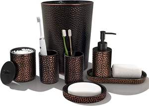 Ensemble de salle de bain moderne en métal pour une décoration de salle de bain minimaliste, offrant un design épuré et une utilité coordonnée pratique - Product Image 5