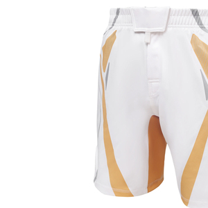 Wholesale <b>Men</b> MMA <b>Shorts</b> Solid Breathable Quick Dry High Quality Durable Polyester/Spandex Elastic Waist Gym Workout Wear - Product Image 5