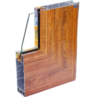 Vente directe usine : Profilés aluminium pour portes et fenêtres coulissantes série 6000, grain de bois, Song Hong Vietnam – Pliage, découpe, soudage
