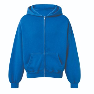 Sweats à capuche d'hiver en molleton de coton 100% pour hommes, respirants, basiques, à capuche, teints en couleur unie, avec logo personnalisé, service OEM décontracté à l'avant - Product Image 2