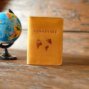 Porte-passeport en cuir cadeau de Noël pour femme portefeuille de voyage pour femme étui PTH-0097C - Product Image 4