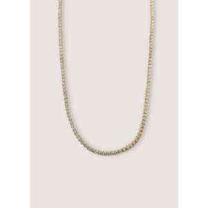 Collier tennis en or jaune 5.0ctw Petite Diana, bijoux élégants en diamants - Product Image 1